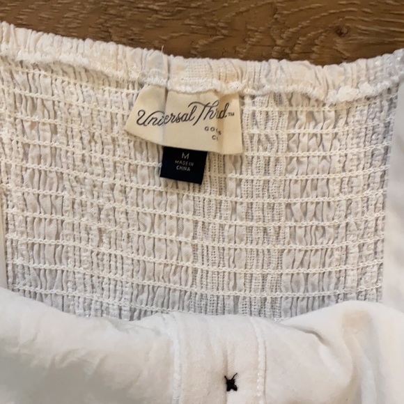 White Button Up Dress - Picture 3 of 5